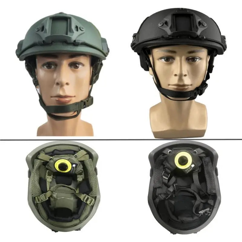Tactical Helmet MICH FAST 2000B Helmet ACH High Cut Wendy's Suspension Pad Helmet Impact Resistant Fragments Safety Helmet