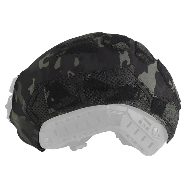 Airsoft FAST SF HIGH CUT Helmet Cover Lightweight Outdoors Tactical Helmet Cloth Hunitng CS Camouflage Elastic Helmet Cover