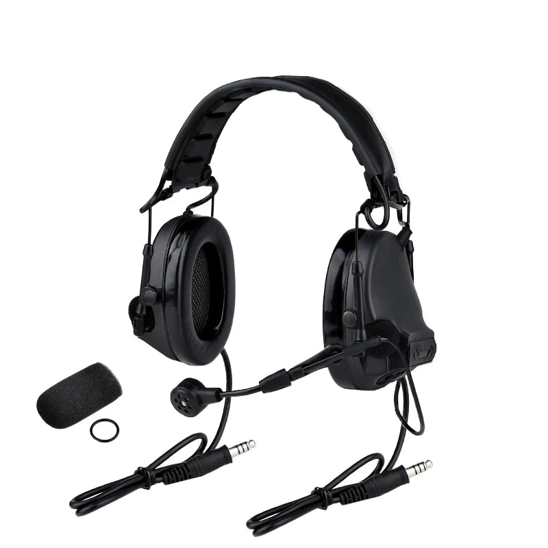 WADSN C3 CIII Tactical Headset Adaptive Noise Canceling Microphone Communication Headphone Outdoor Shooting Hearing Protection