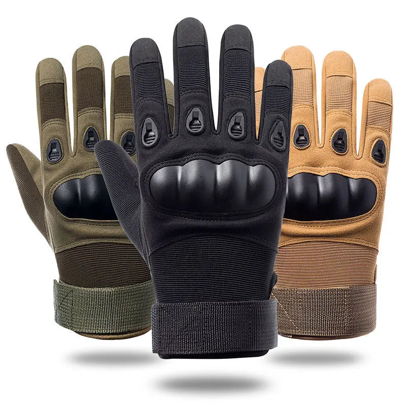 Motorcycle Gloves Outdoor Tactical Gloves Men Protective Shell Mittens Antiskid Workout Fitness Glove Riding Hunting Gloves