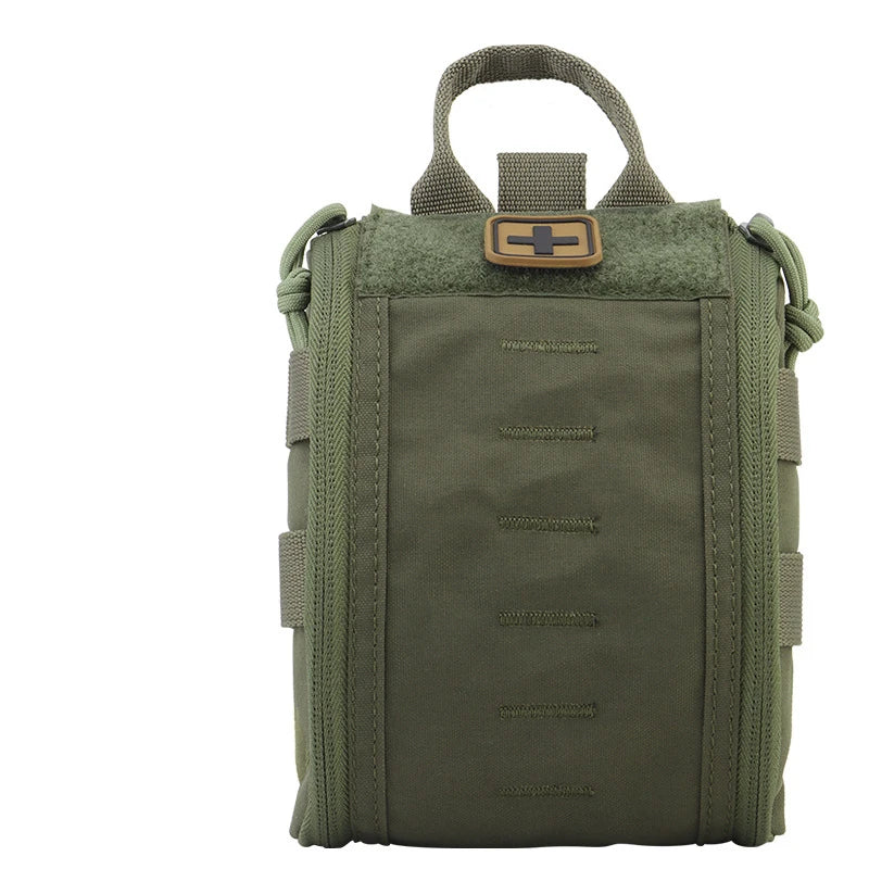 Tactical MOLLE IFAK Pouch First Aid Kit Multifunctional Bag Waist Belt Pack Hunting Vest Outdoor Camping Quick Response Pocket