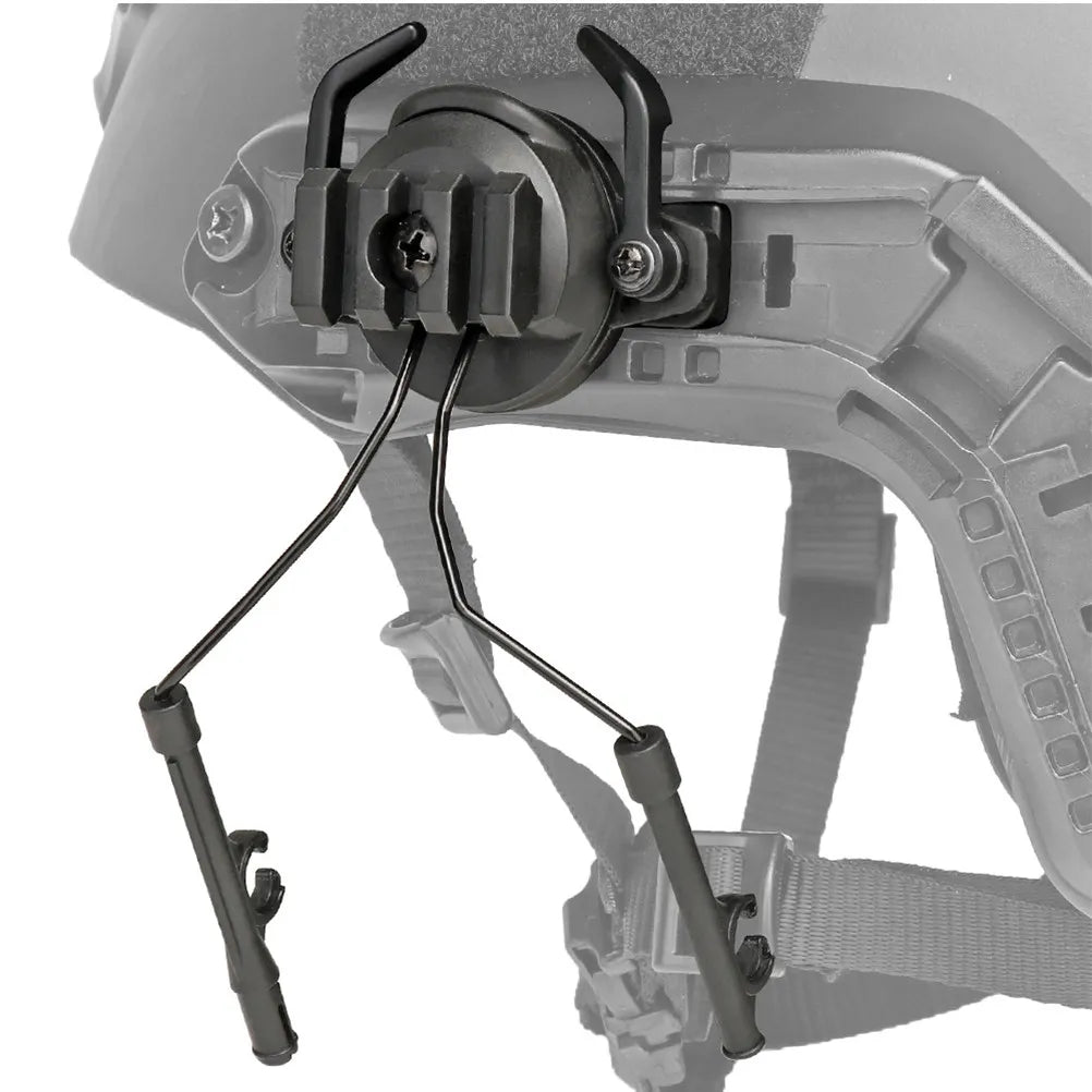 Fast Rail Adapter for Headphone Earmuffs Installation on 19-21Mm Outdoor Rail Tactical Headset Mounting Accessory