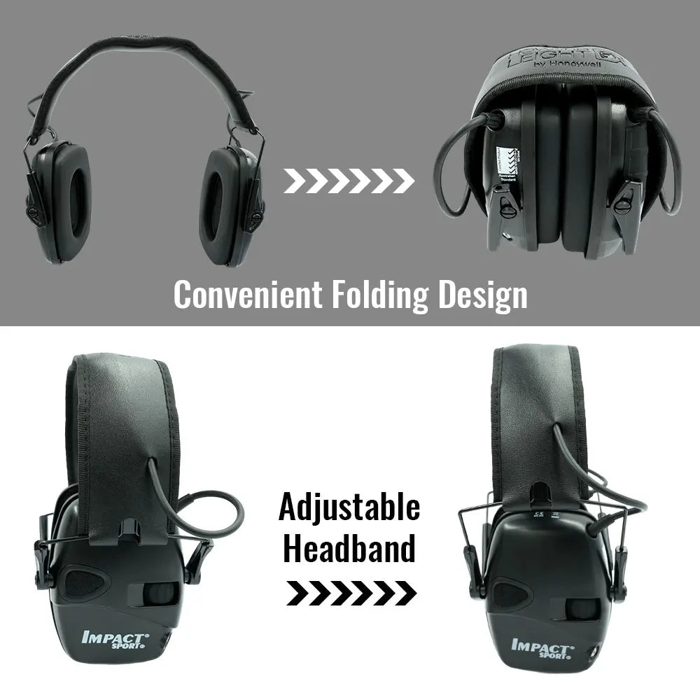 Electronic Shooting Headset Headphones for Hearing Protection Ear Protect Noise Reduction Active Hunting Tactical Earmuff