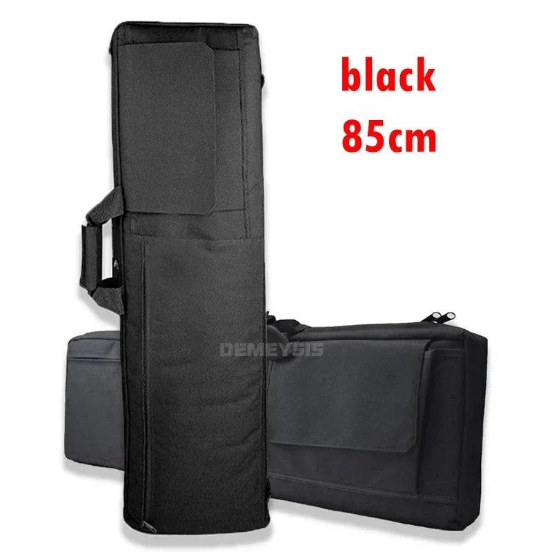 85cm / 100cm Tactical Rifle Gun Bag Airsoft Shooting Case Hunting CS Wargame Shoulder Gun Bags with Removable Cotton Padding