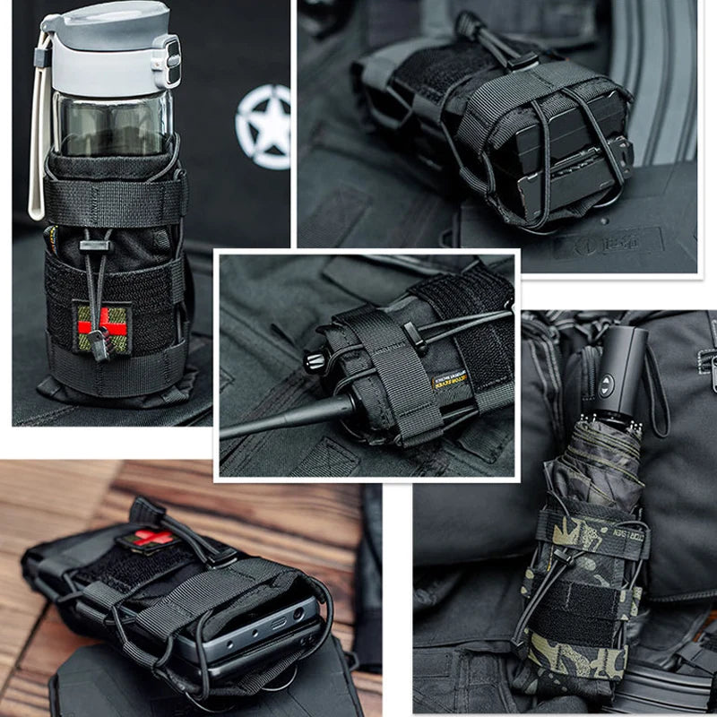 Tactical Radio Pouch Molle Water Bag Cell Phone Holder Pocket Magazine Pouch Outdoor Hunting Accessories