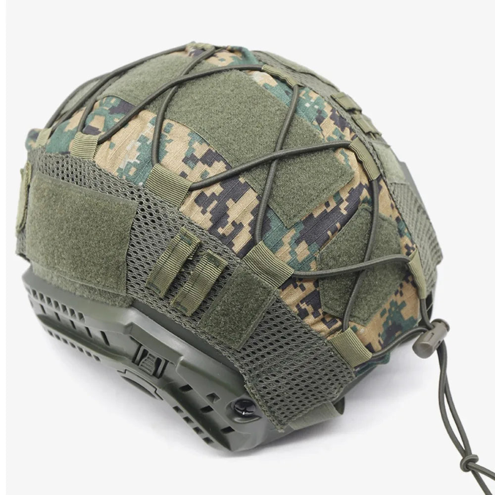 Outdoor Tactical Helmet Cover Cloth Camo Headwear Fast Helmets Airsoft Paintball Military Helmet camouflage Sports Safety Helmet