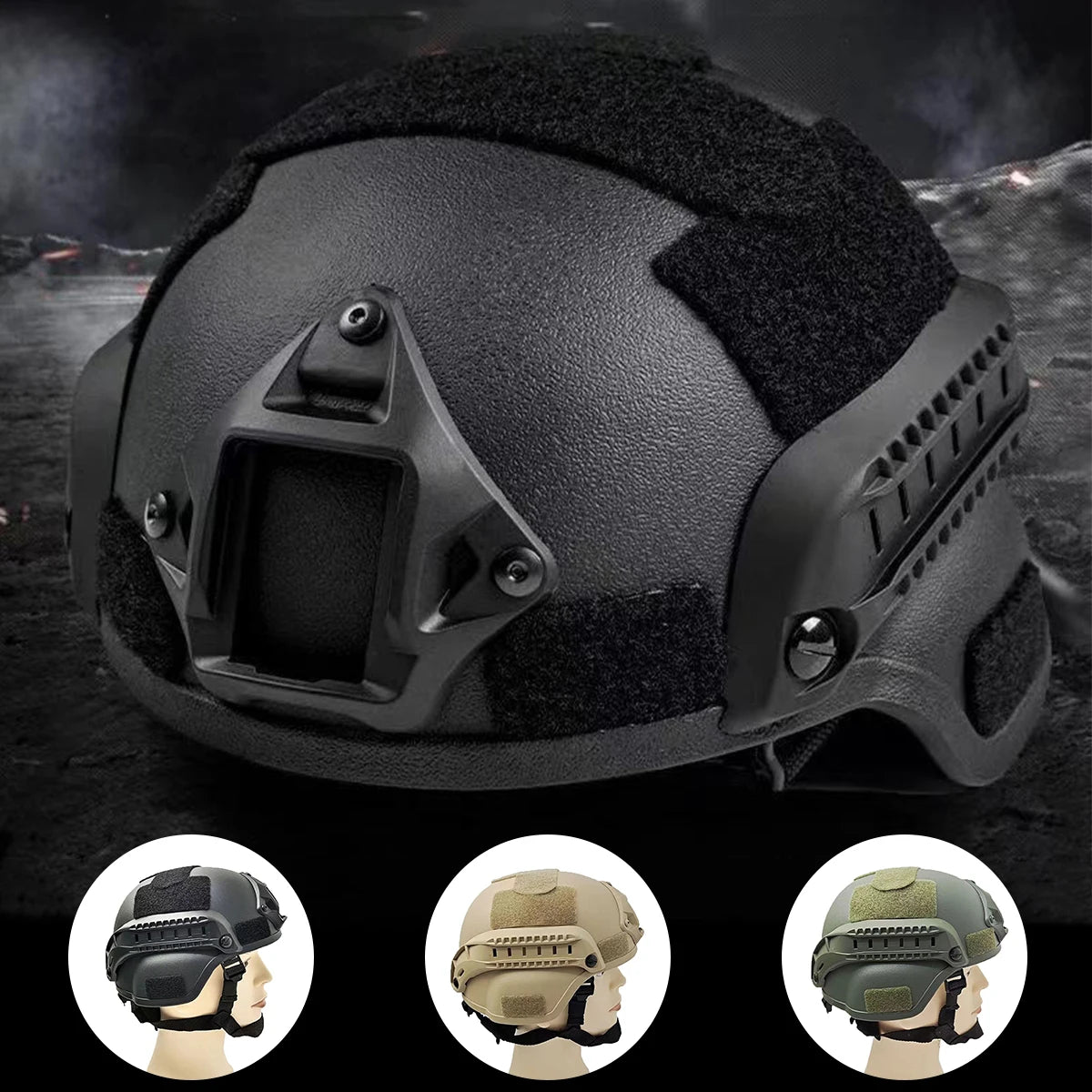 Tactical FAST Helmet MICH2000 Airsoft MH Tactical Helmet Outdoor Air Gun Hunting Tactical CS Riding Protect Equipment