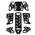 VULPO 6Pcs/Set Tactical WENDY Helmet Magic Sticker Helmet Patches Hook Loop Fastener Sticky Helmet Accessories