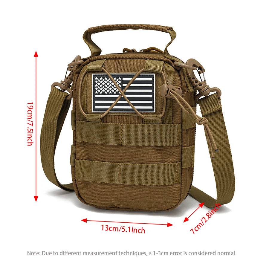 Outdoor cycling lightweight mini storage bag, universal single shoulder crossbody bag, hands-free cycling bag
