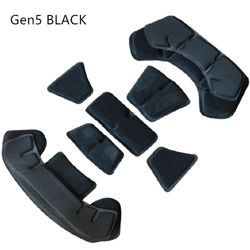 NEW Tactical Helmet Gen4/5 Memory Foam Pad Airsoft Paintball Helmet Protective Pads Internal Mat For Wendy Fast MICH ACH Helmet