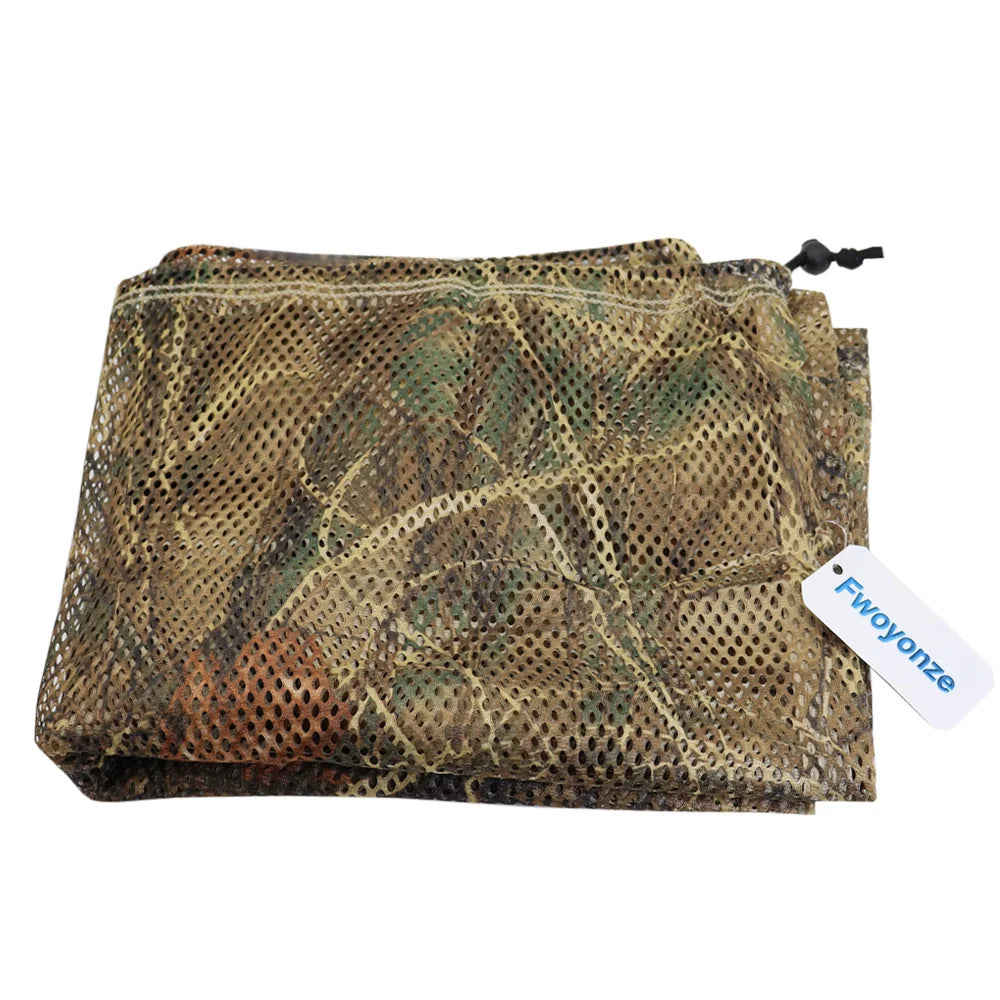 Fwoyonze 100cm x 75cm  Duck Goose Turkey Decoy Bag Mesh With Shoulder Straps Bird Hunting Net Mesh for Hunting Backpack