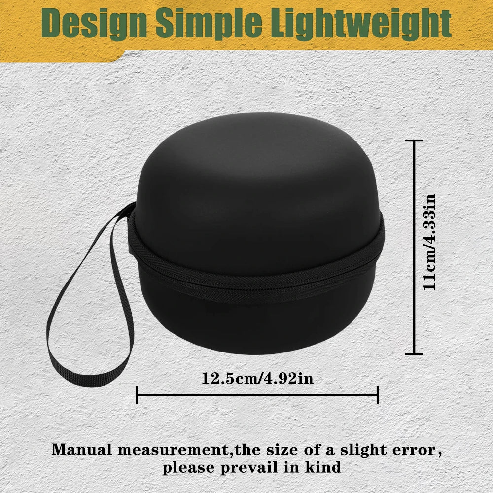 Tactical Headphone Box,For Hunting Airsoft Shooting Noise-Canceling Earmuffs Storage Protection/Lightweight Foldable Headset Bag