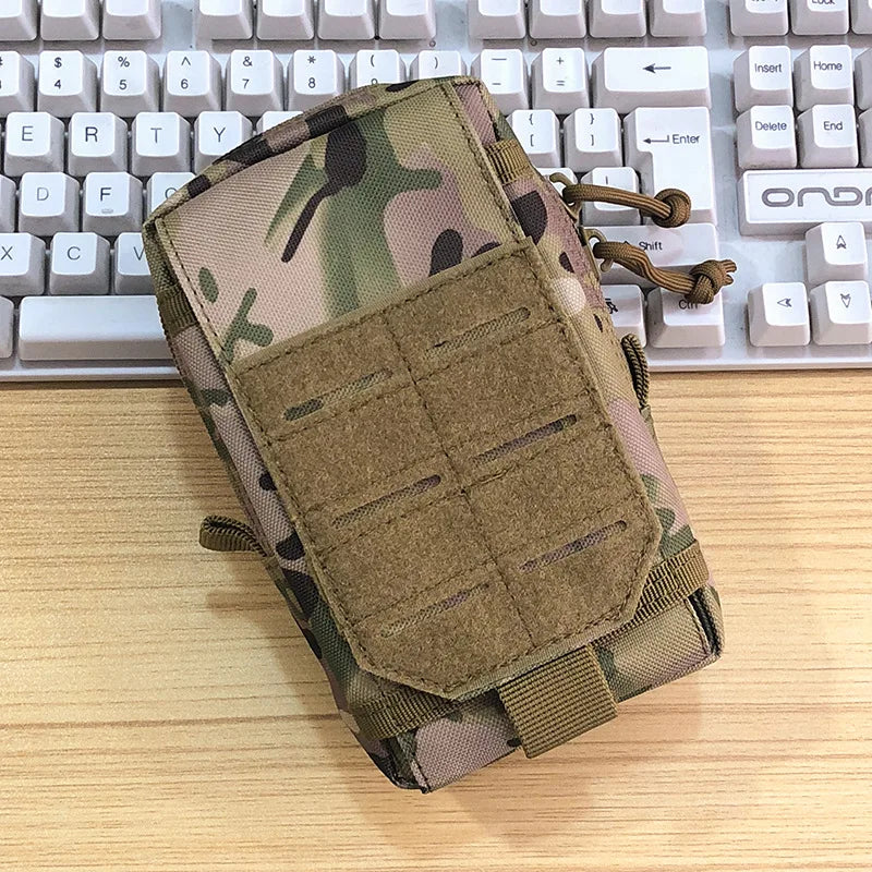 Pocket Men Special  Belt Waterproof Running Mobile Phone Bag Molle Edc Survival Kit Wallet Backpack