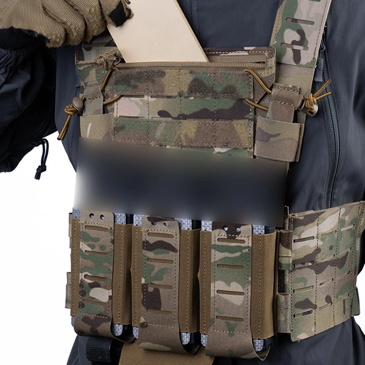 Tactic Chest Rig Reusable Tactic Chest Armor Management Panel Multi-Layer Hunting Vest Panels for Navigation Phone Carrier