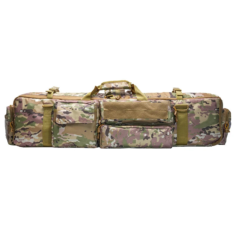 1000D Nylon M249 Tactical Gun Bag Heavy Duty Airsoft Air Gun Carry Case with Shoulder Strap for Hunting Equipment