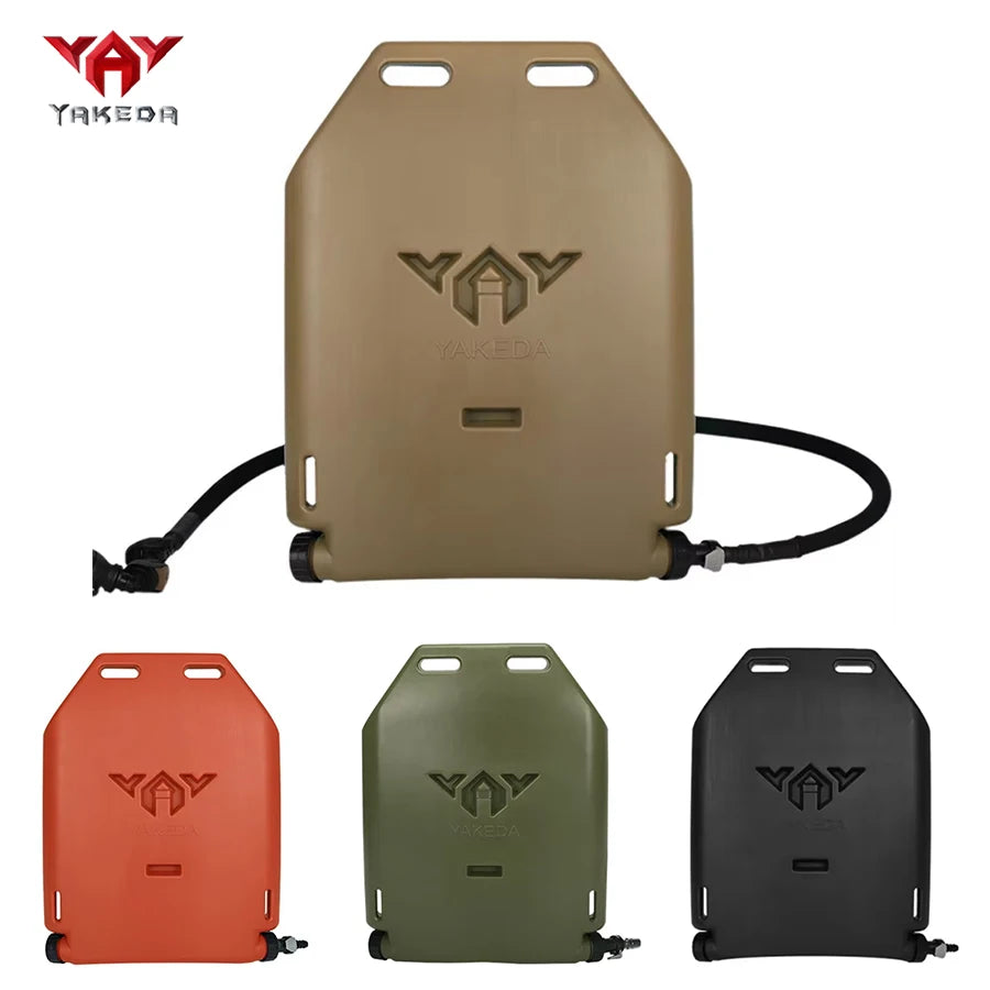 YAKEDA 1.75L PE food grade water bag inner tank vest water bag insert board 110cm with suction nozzle soft water pipe
