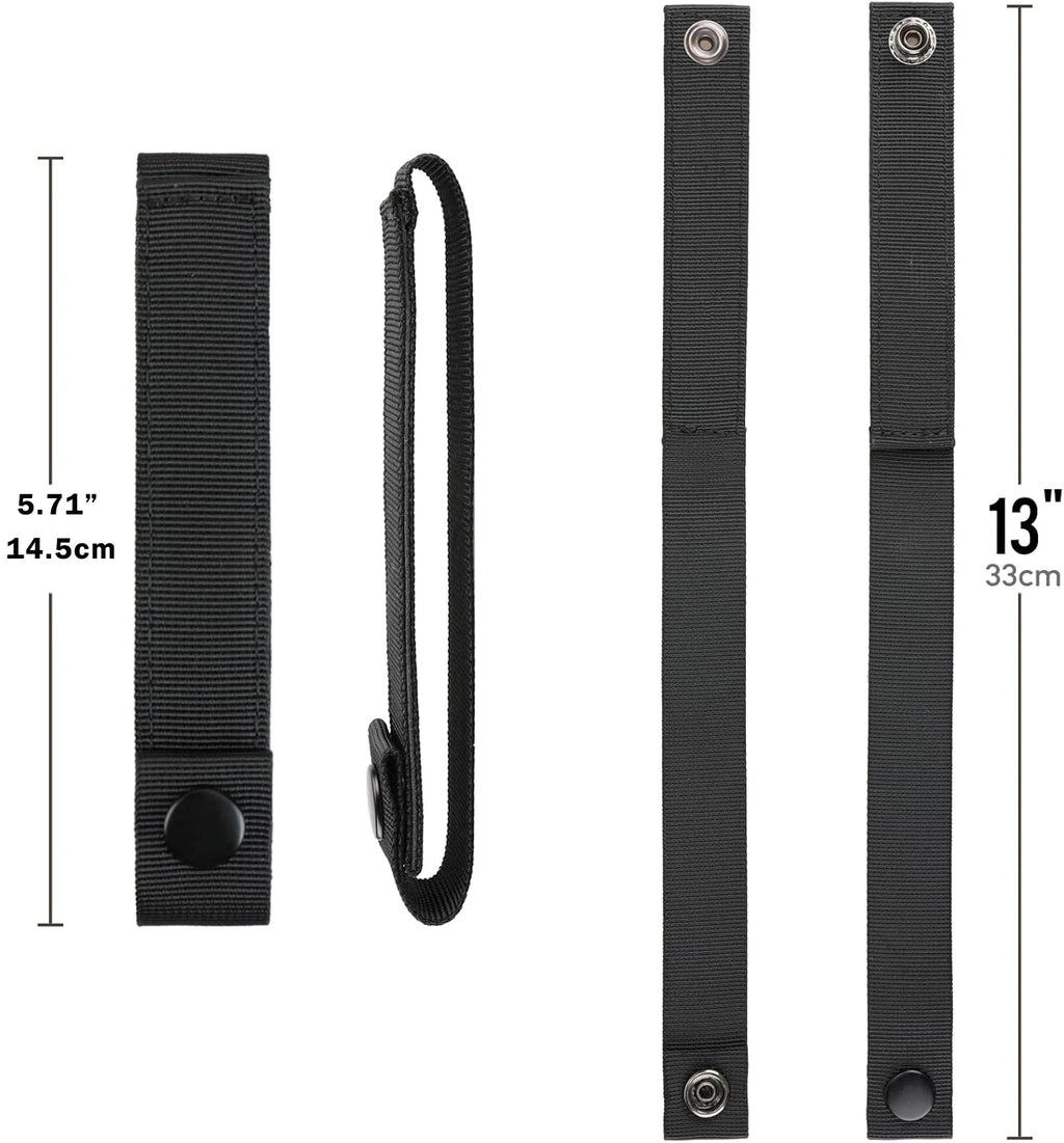 Outdoor Molle Straps Tactical Bag Nylon Strap Webbing Vest Attachment Snap Buckle Molle Webbing Straps Backpack Accessories