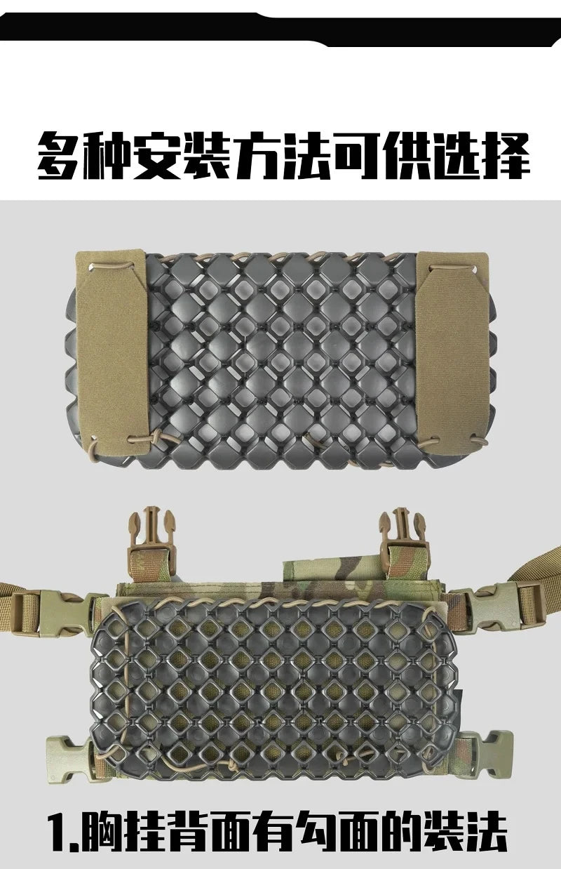 Field products- Lightweight Tactical Tank Top 3D Stereoscopic Chest Hang Breathable Inner Pads