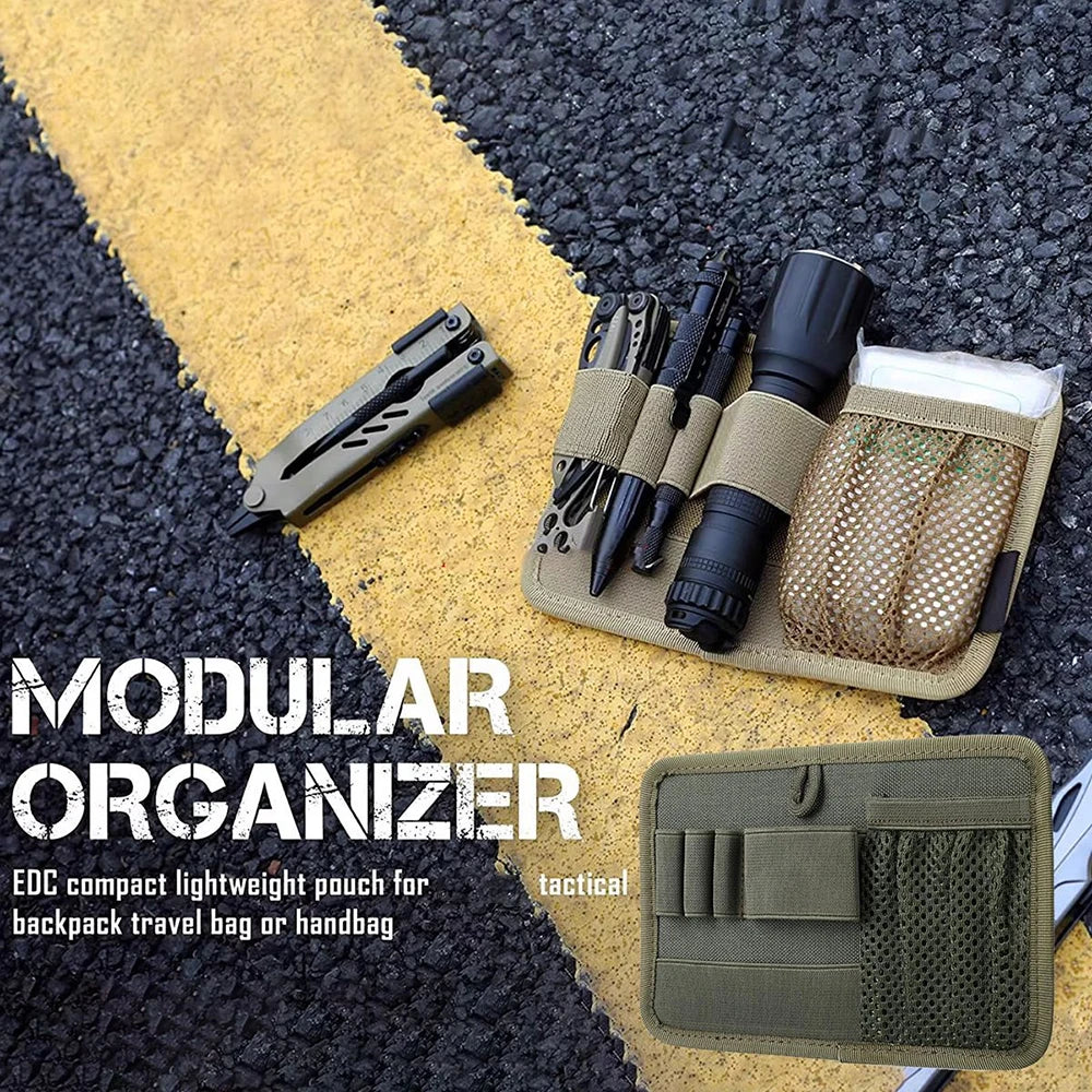 Hook Loop Panel Bags Tactical Modular Hunting Accessories Equipment Inner Separation Holder Utility EDC Tool Organizer Board