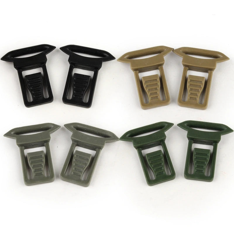 1 Pair Goggle Swivel Clips FMA Fast Helmet Side Rails Tactical Helmet Plastic Side Mount Paintball Helmets Accessory