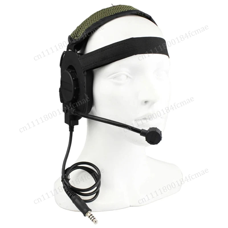.Tactical Outdoor Shooting Communication Headphone Bowman Elite II Headset U94 PTT For Kenwood Baofeng UV-5R Radio Accessory