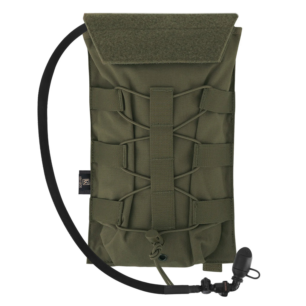 KRYDEX 500D Tactical 1.5L Hydration Carrier MOLLE Pouch Modular 50oz Water Bladder Bag Pack Hunting Outdoor Hiking Accessories