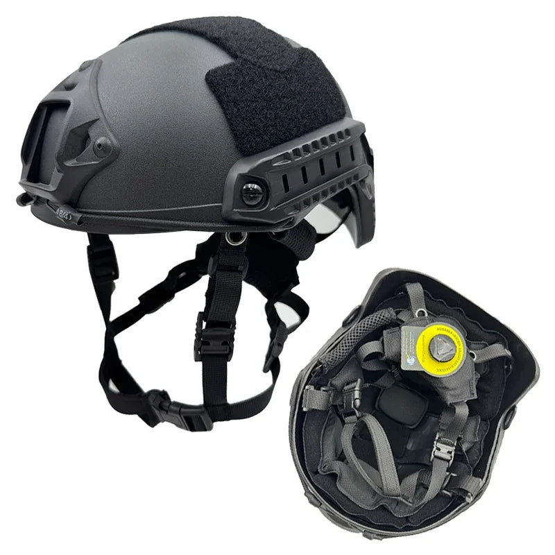 FAST Helmet ABS Lightweight with Adjustable Suspension & Dial for Cycling, Airsoft, Tactical Training
