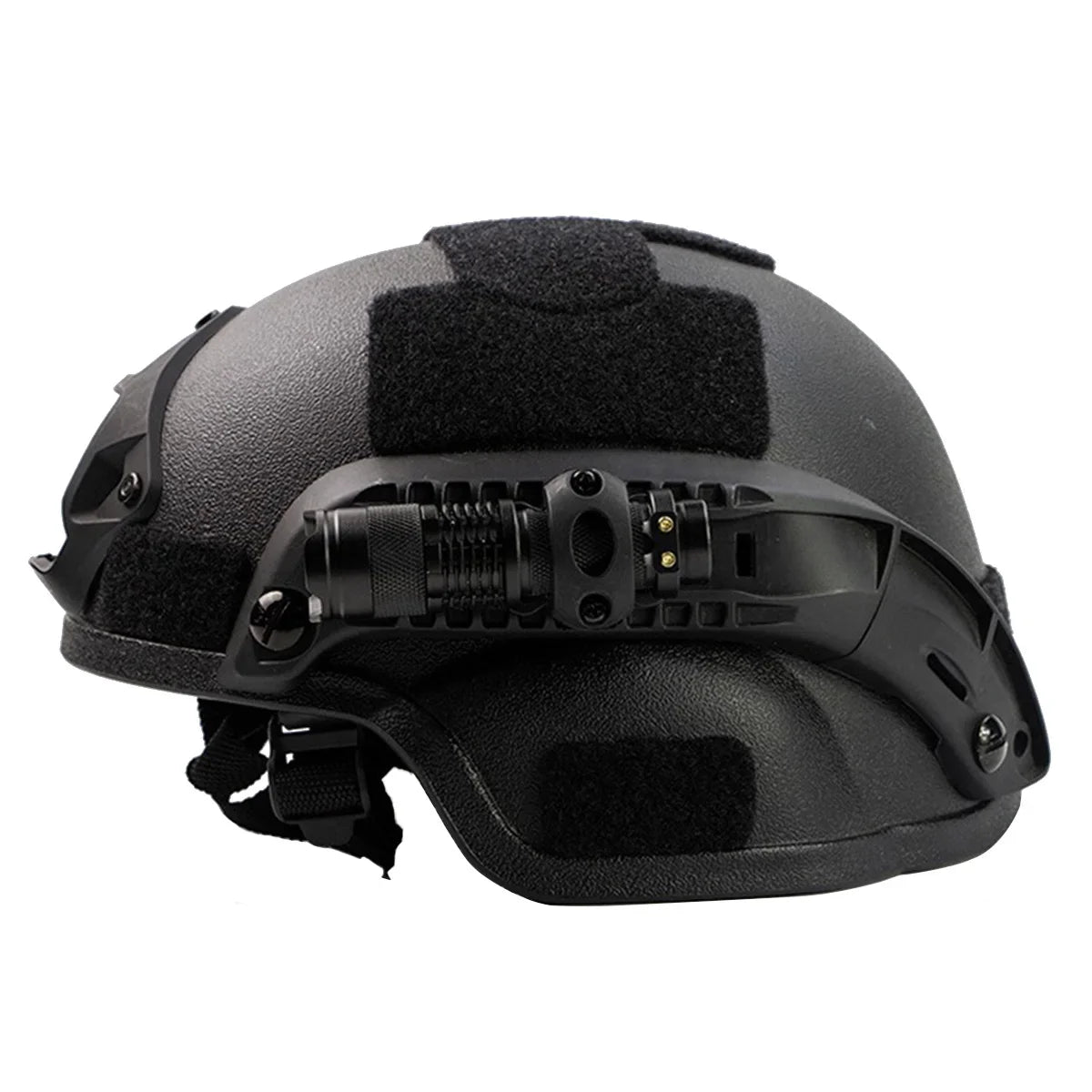 Tactical Fast Helmet Light Holder Wing Rail Mount Flash Light Clamp Side Rail Mount 1 / 1.2 inch / 30mm Flashlight Clip