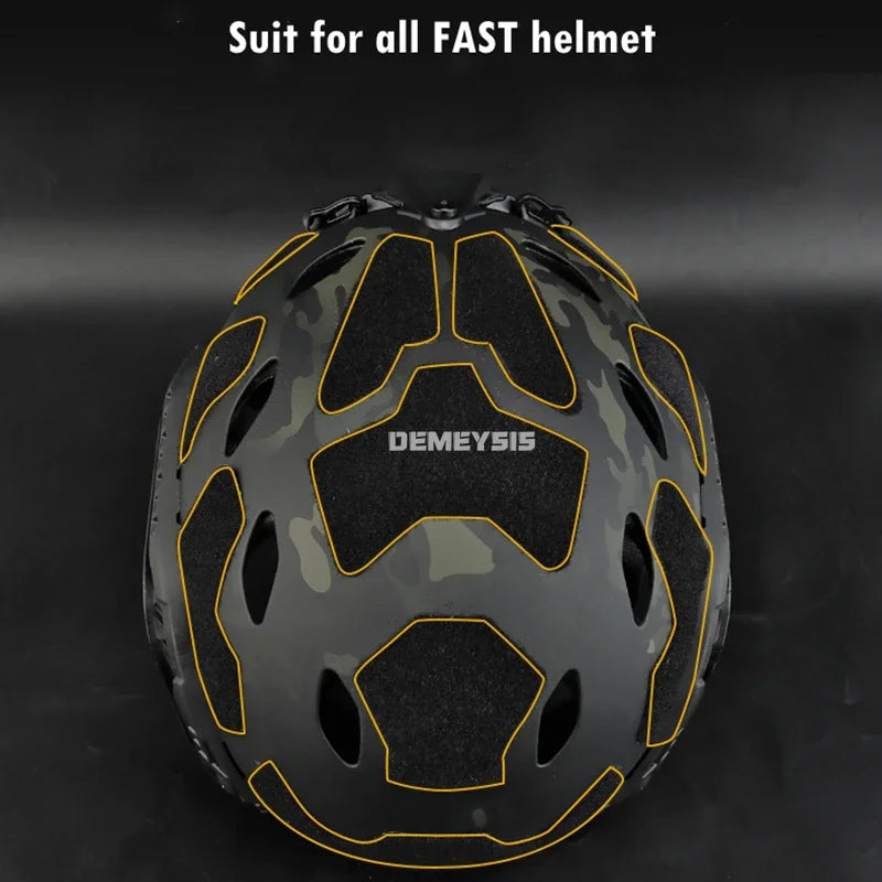 Tactical Helmet Magic Sticker Airsoft Shooting Hunting FAST Helmets Fastener Sticky Hook and Loop Helmet Accessories Patches