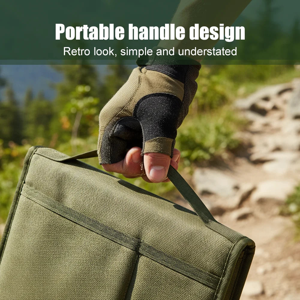 Tactical Notebook Cover A5 Notebook Case Multi-Pocket EDC Organizer Journal Pouch Zippered Sketchbook Hunting Field Notes Cover