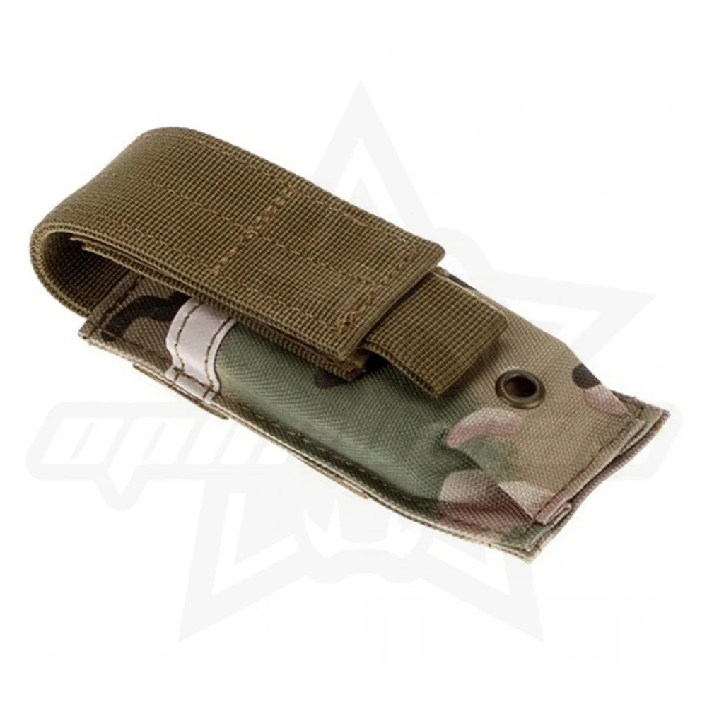 OPHIDIAN 9mm Magazine Pouch Single Double Magazine Pouch Outdoor Molle Open Top Magazine Pouch for  M1911 92F Flashlight Ba