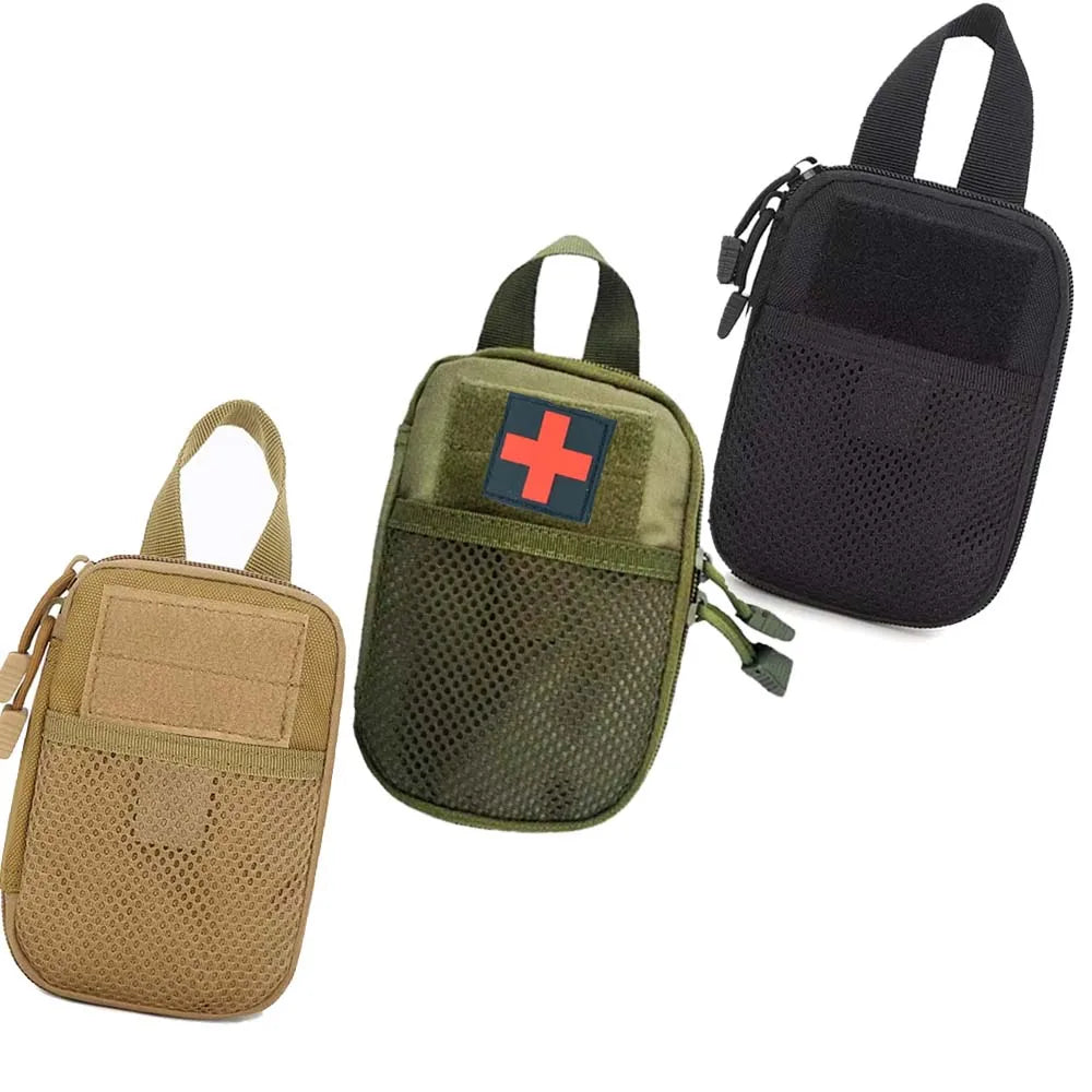 Outdoor Emergency Medical Bag Safari Camping EDC Pocket Wallet First Aid Professional Tactical Men Women Lightweight Medical Bag