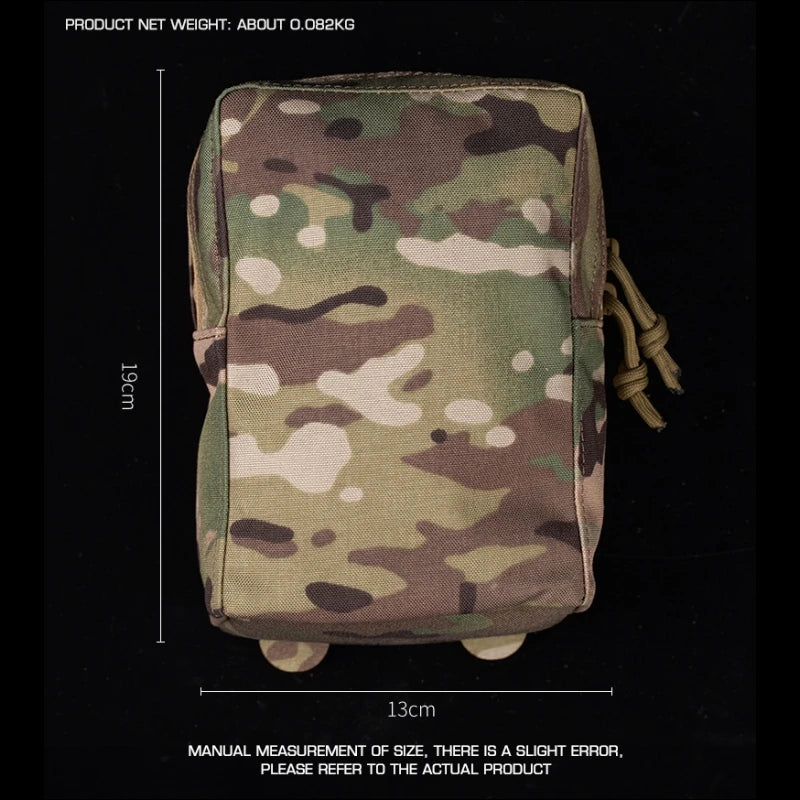 Tactical Lightweight GP Pouch with Drainage Hole Molle Mount Pack Multifunctional for Outdoor Hunting Airsotf Accesorios