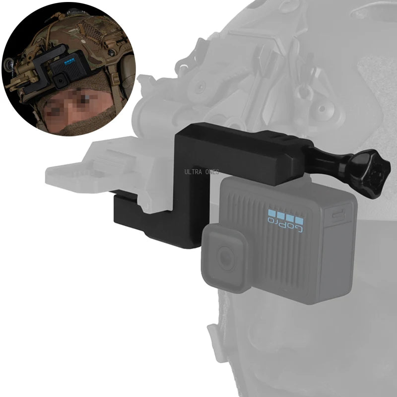 Sports Camera Adapter Bracket Tactical Helmet Mounted Hunting Airsoft Helmets GO PRO Cameras Mount Accessories