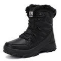 Vintage Style Winter Men Hiking Boots Microfiber Leather Snow Boots Man Plush Warm Causal Shoes Male Sneakers Ankle Boots Botas