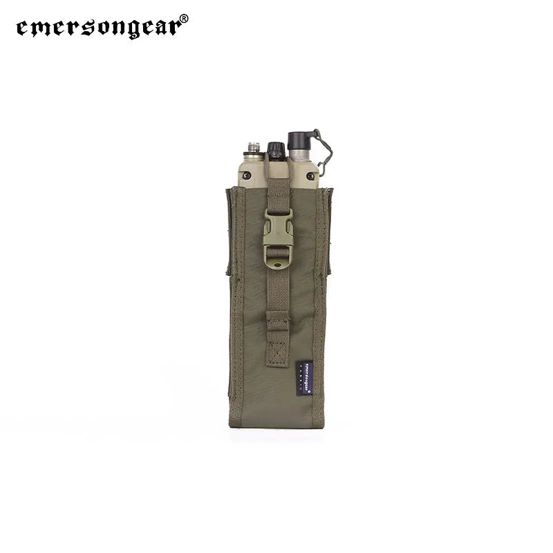 Emersong PRC148/152 Radio Pouch Walkie Talkie Holder Waist Bag Molle Pocket W/ Release Airsoft Hunting Outdoor Nylon