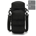 Outdoor hunting Molle water bottle bag with adjustable shoulder strap Magic Sticky, suitable for hiking, fishing and hunting