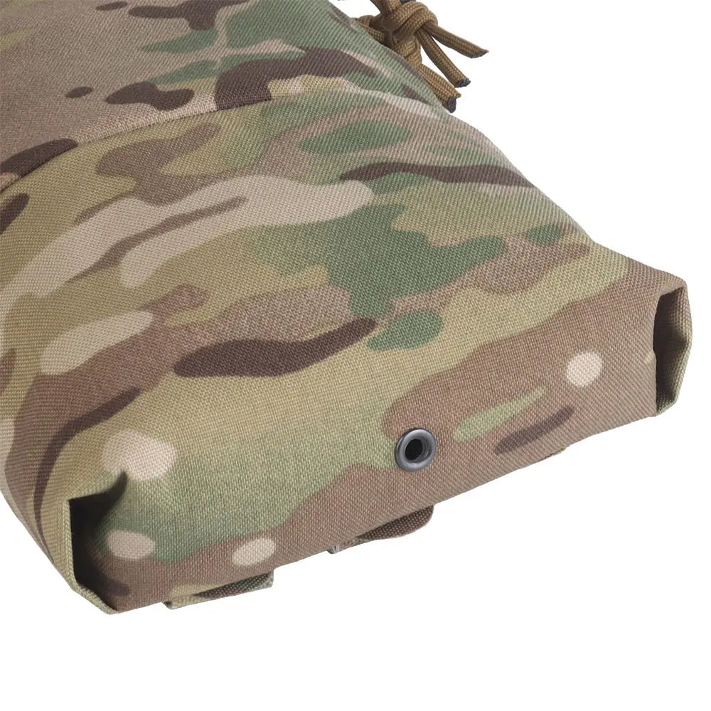 Tactical Long General Purpose Pocket MOLLE 1.5L Water Bladder Utility GP Backpack FC Plate Carrier Accessories Cylindrical Bag