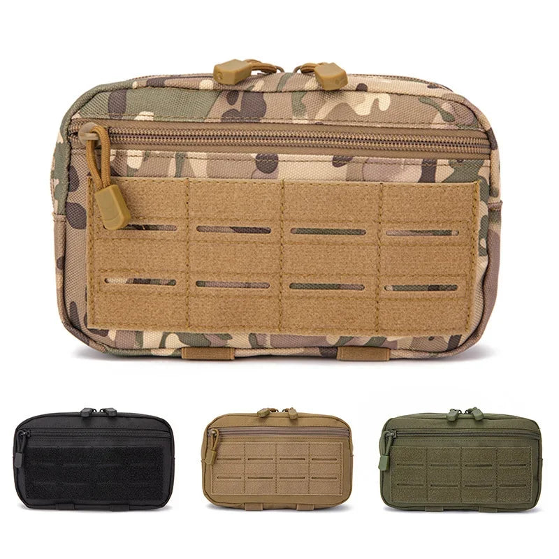 EDC Molle Tactical Pouch Waist Pack Compact Utility Pouches Waist Belt Bag Medical Bags Phone Case Outdoor Hunting Accessories