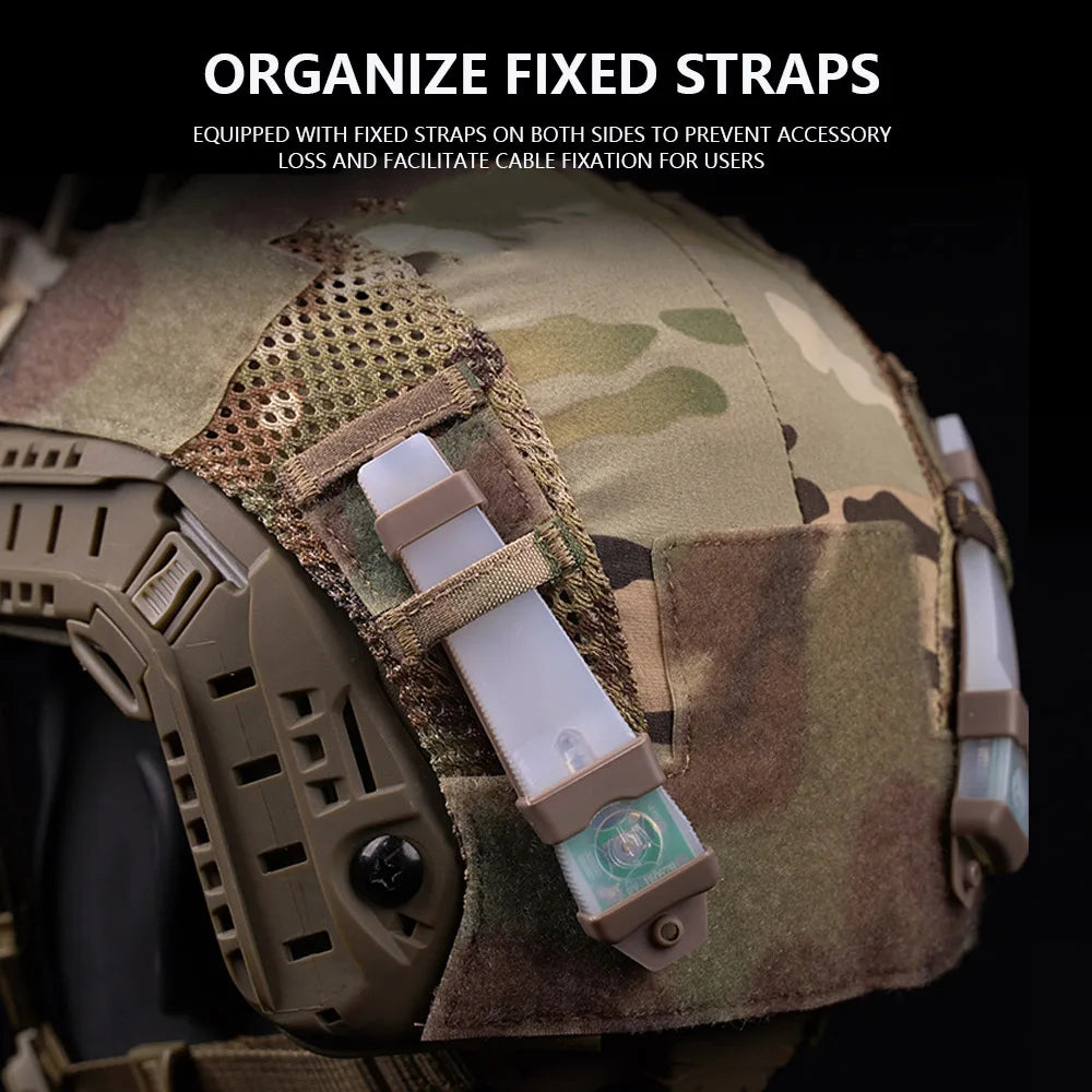 Tactical Helmet Cover Paintball Airsoft Helmet Cover for Militar MH PJ BJ OPS  camo Size M/L Fast Helmet Accessories