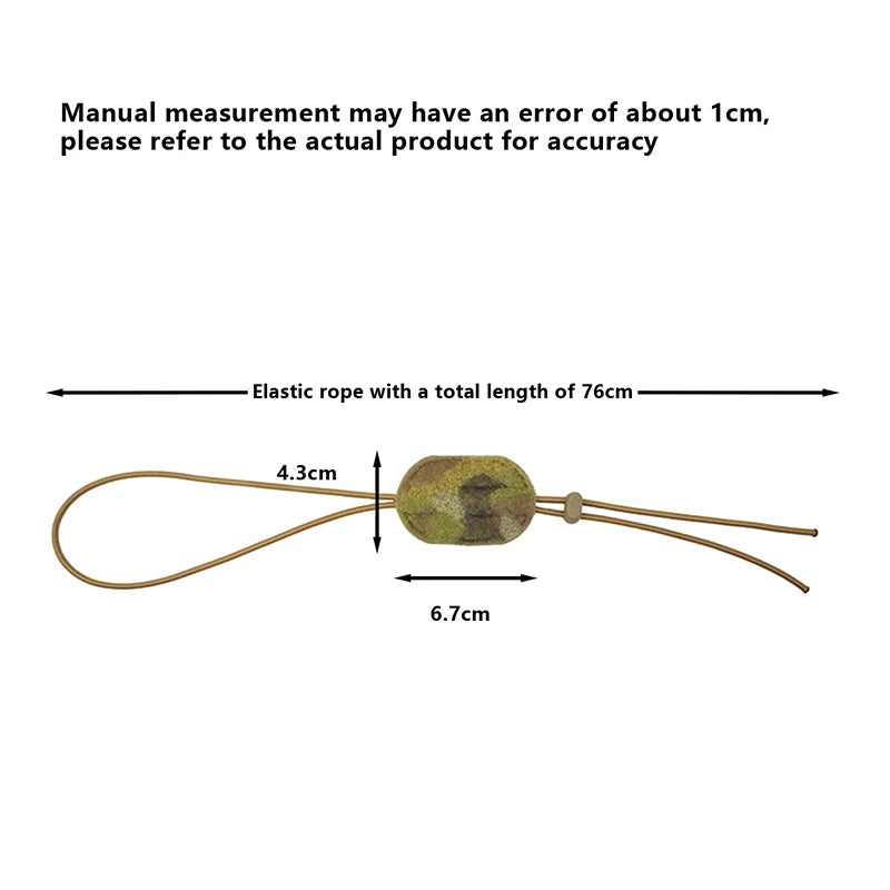 Tactical NVG Lanyard Night Vision Elastic Retention Device Hook And Loop Tourniquet Hunting Helmet Accessories