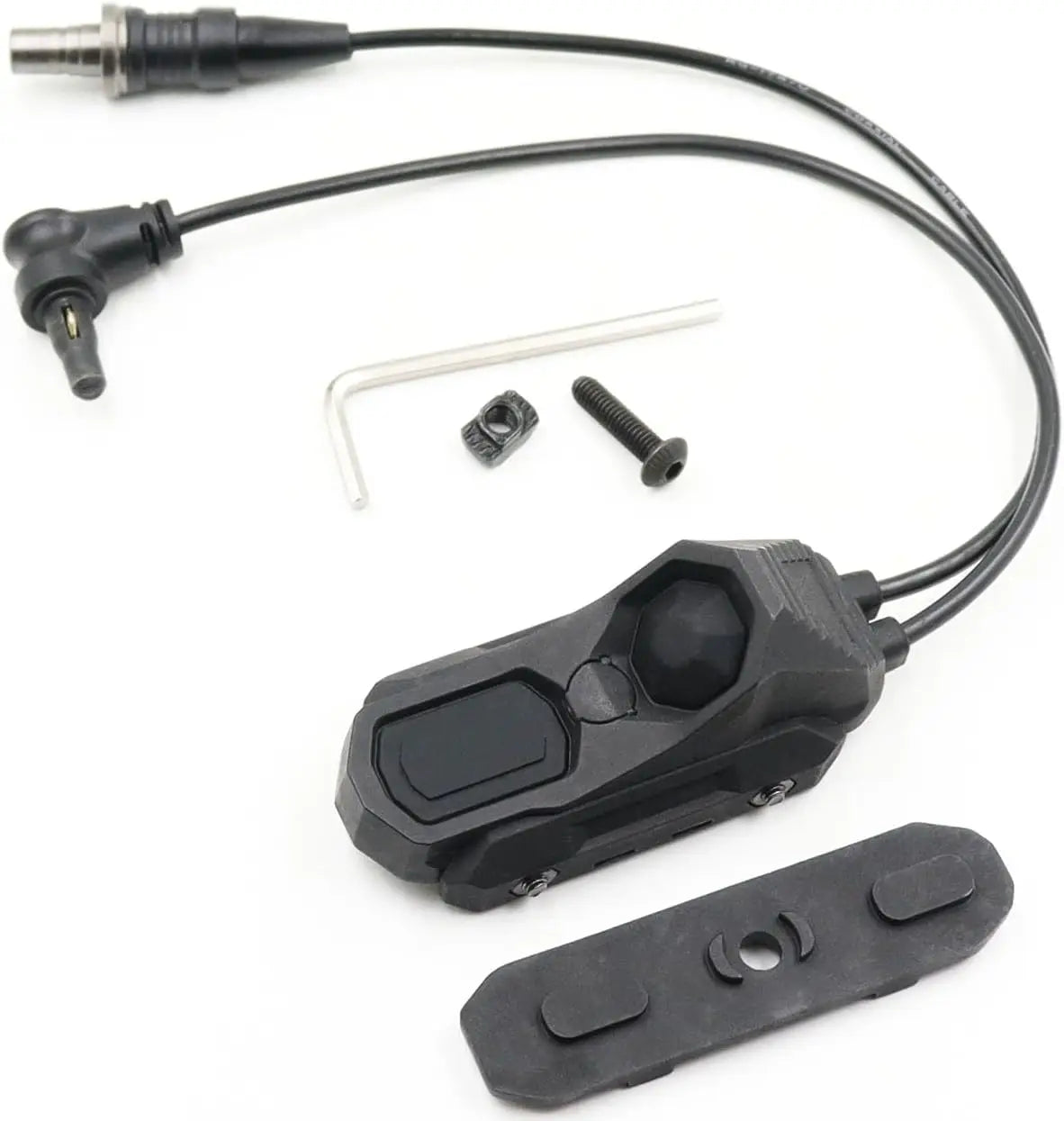 Hunting Scout Light, Tactical Flashlight PEQ Laser Button, AXON Remote Two-Wire Dual Function Pressure Switch SF/2.5/Crane Plug