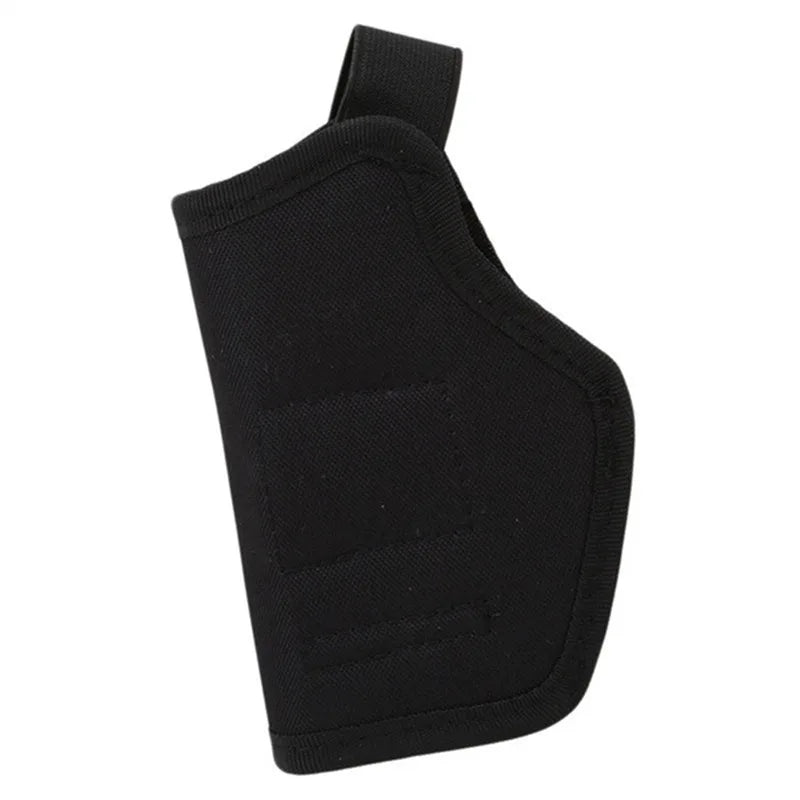 1pcs Molle Right Left Interchangeable Tactical Pistol Hand Gun Holster Hunting Black Magazine Slot Holder bag