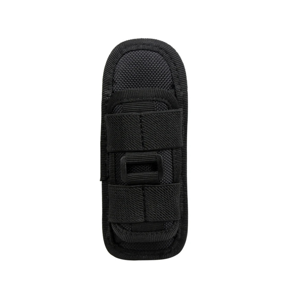 Outdoor Tactical 360 Degrees Rotatable Flashlight Pouch Set Holster Torch Case Belt For Hunting Lighting Accessory Survival Kits
