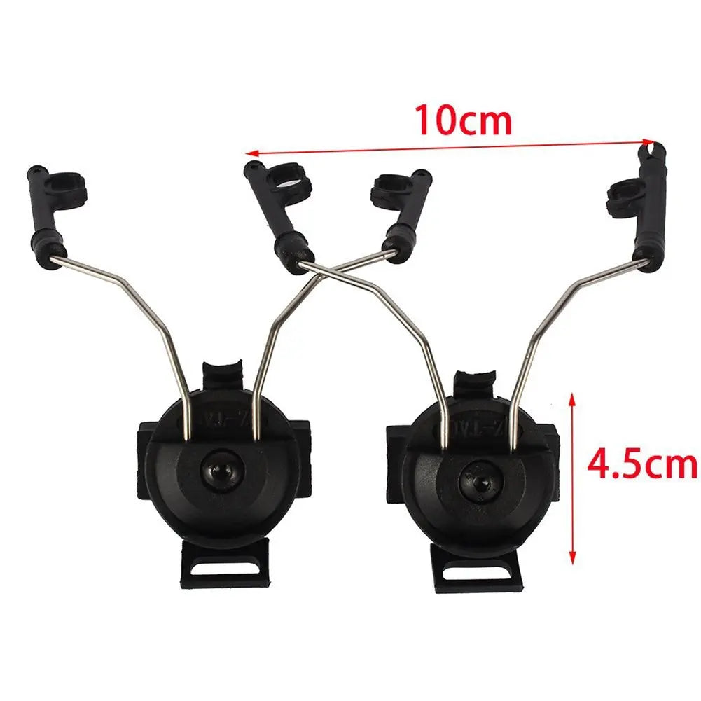 BOOIU Headset Rail Support POM and Stainless Steel Tactical Helmet Arc Rail Suspension Headset Support 2Pcs Headset Bracket  ﻿