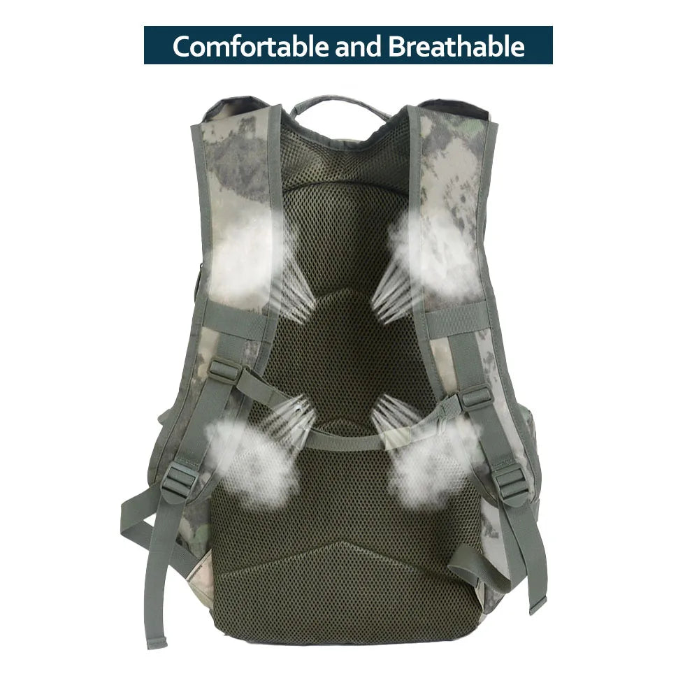 45L Waterproof Fishing Hunting Backpack Outdoor Rucksacks Tactical Sports Camping Hiking Trekking Bags