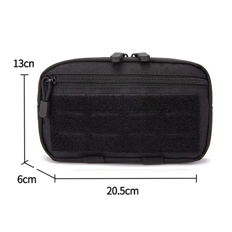 Men's Outdoor Crossbody Waist Bags 1000D Nylon Molle Pouch Cycling Running Travel Belt Pouch