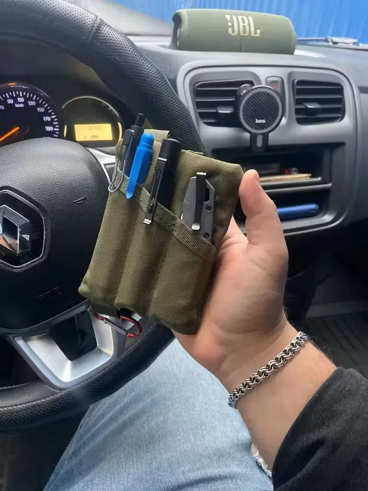EDC Molle Waist Pouch Waterproof Portable Zipper Wallet Pack for Outdoor Camping Hiking Hunting Travel