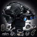 Tactical Ghost COD Helmet Set FAST Special Forces Protective Equipment with Model Glasses Earphones Flashlight for CS Cosplay