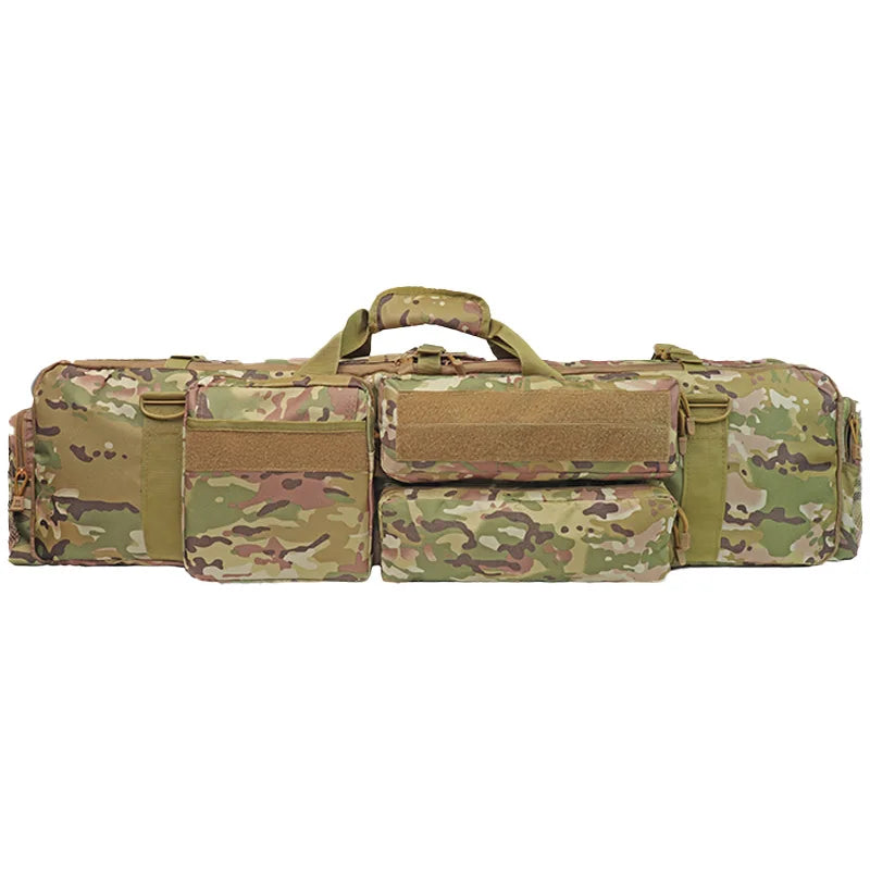 1000D Oxford Tactical Hunting Gun Carrying Bag Heavy Duty Colored Bullet Air Gun Box with Shoulder Strap for Outdoor Equipment